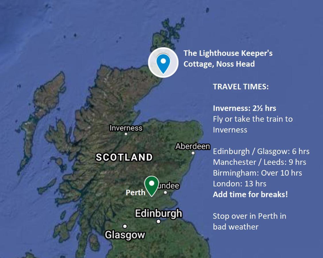 Self-Catering Lighthouse Keeper'S Cottage On The Nc500 Wick  Exterior photo
